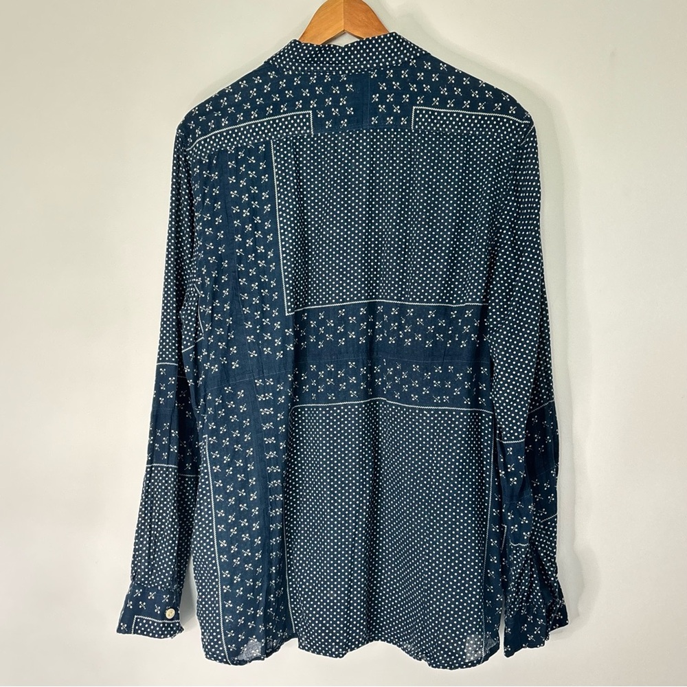 Denim & Supply Ralph Lauren Women Patchwork Button Shirt Size XL Country *L66 - Picture 9 of 13